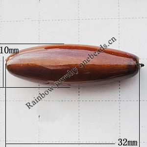 Ceramics Jewelry Beads, Oval 32x10mm Hole:2mm, Sold by Group