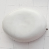 Ceramics Jewelry Beads, Flat Oval 30x22mm Hole:2mm, Sold by Group