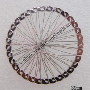 Iron Thread Component Handmade Lead-free, 39mm Sold by Bag