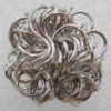 Iron Thread Component Handmade Lead-free, 15mm Sold by Bag