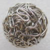 Iron Thread Component Handmade Lead-free, 17mm Sold by Bag
