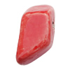 Ceramics Jewelry Beads, Nugget 25x12mm Hole:1mm, Sold by Group