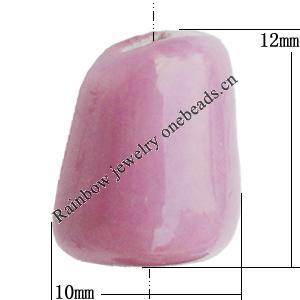 Ceramics Jewelry Beads, 12x10mm Hole:1mm, Sold by Group