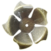 Iron Jewelry finding Pendant Lead-free, Flower 42.5mm Hole:2mm, Sold by Bag