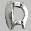 Zinc Alloy Clasp Lead-free, 13x12mm Hole:6mm Sold by Bag