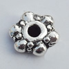 Spacer Zinc Alloy Jewelry Findings Lead-free, 8mm Hole:2mm, Sold by Bag