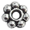 Spacer Zinc Alloy Jewelry Findings Lead-free, 6mm Hole:1.5mm, Sold by Bag