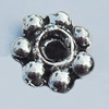 Spacer Zinc Alloy Jewelry Findings Lead-free, 5mm Hole:1mm, Sold by Bag