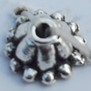 Bead Caps Zinc Alloy Jewelry Findings Lead-free, 8x4mm, Hole:1mm, Sold by Bag