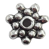 Spacer Zinc Alloy Jewelry Findings Lead-free, 9mm Hole:1mm, Sold by Bag