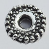 Spacer Zinc Alloy Jewelry Findings Lead-free, 8mm, Hole:3mm Sold by Bag