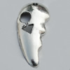 Pendant Zinc Alloy Jewelry Findings Lead-free, 34x15mm Hole:2mm Sold by Bag