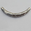 Tube，Lead-Free Zinc Alloy Jewelry Findings，43x5.5mm Hole:1mm Sold by Bag