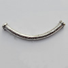 Tube，Lead-Free Zinc Alloy Jewelry Findings，52x7mm Hole:2mm Sold by Bag