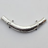 Tube，Lead-Free Zinc Alloy Jewelry Findings，31x4mm Hole:1mm Sold by Bag