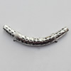 Tube，Lead-Free Zinc Alloy Jewelry Findings，32x4mm Hole:1mm Sold by Bag