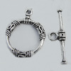 Clasp Zinc Alloy Jewelry Findings Lead-free, 18x23mm, Hole:2mm Sold by KG