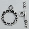 Clasp Zinc Alloy Jewelry Findings Lead-free, 18x14mm Hole:2mm Sold by KG
