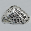 Bead Zinc Alloy Jewelry Findings Lead-free, Nugget 17x11mm, Hole:1mm Sold by Bag