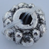 Spacer Zinc Alloy Jewelry Findings Lead-free, 8.5mm Hole:2mm Sold by Bag