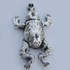 Pendant Zinc Alloy Jewelry Findings Lead-free, 28x16mm Hole:1.5mm Sold by Bag