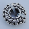 Spacer Zinc Alloy Jewelry Findings Lead-free, 8mm Hole:2.5mm Sold by Bag