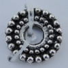Spacer Zinc Alloy Jewelry Findings Lead-free, 8mm Hole:2mm Sold by Bag