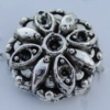 Bead Zinc Alloy Jewelry Findings Lead-free, 14mm Hole:1.5mm Sold by Bag