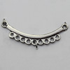 Connector Zinc Alloy Jewelry Findings Lead-free, 36x15mm Hole:1.5mm, Sold by Bag