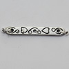 Connector Zinc Alloy Jewelry Findings Lead-free, 23x13mm Hole:1mm, Sold by Bag