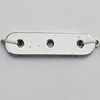 Connector Zinc Alloy Jewelry Findings Lead-free, 24x6mm Hole:1mm, Sold by Bag