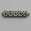 Connector Zinc Alloy Jewelry Findings Lead-free, 17x5mm Hole:1mm, Sold by Bag