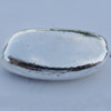 Bead Zinc Alloy Jewelry Findings Lead-free, 19x9mm Hole:1.5mm Sold by Bag
