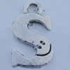 Pendant Zinc Alloy Jewelry Findings Lead-free, 35x20mm Hole:5mm Sold by Bag