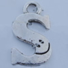 Pendant Zinc Alloy Jewelry Findings Lead-free, 35x20mm Hole:5mm Sold by Bag