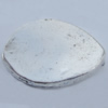 Bead Zinc Alloy Jewelry Findings Lead-free, 23x18mm Hole:1.5mm Sold by Bag