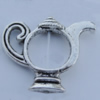 Bead Zinc Alloy Jewelry Findings Lead-free, Pot 22x18mm Hole:1mm Sold by Bag