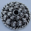 Bead Caps Zinc Alloy Jewelry Findings Lead-free, 11x3mm Hole:1mm Sold by Bag