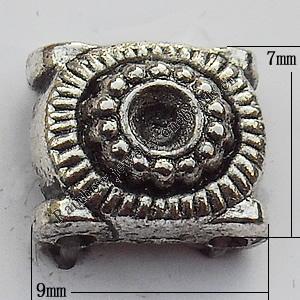 Connector Zinc Alloy Jewelry Findings Lead-free, 7x9mm Hole:1mm, Sold by Bag