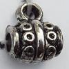 Connector Zinc Alloy Jewelry Findings Lead-free, 8x10mm Big Hole:3mm Small Hole:2mm, Sold by Bag