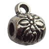 Connector Zinc Alloy Jewelry Findings Lead-free, 6x8mm Big Hole:2mm Small Hole:1mm, Sold by Bag