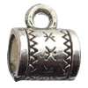 Connector Zinc Alloy Jewelry Findings Lead-free, 8x11mm Big Hole:4mm Small Hole:2mm, Sold by Bag