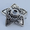 Bead Caps Zinc Alloy Jewelry Findings Lead-free, 13mm Hole:1mm Sold by Bag