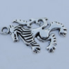 Pendant Zinc Alloy Jewelry Findings Lead-free, 38x21mm Hole:2.5mm Sold by Bag