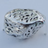 Bead Zinc Alloy Jewelry Findings Lead-free, Nugget 16x9mm Hole:1mm Sold by Bag