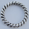 Bead Zinc Alloy Jewelry Findings Lead-free, Donut 23mm,17mm Sold by Bag