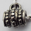 Connector Zinc Alloy Jewelry Findings Lead-free, 7x9mm Big Hole:2.5mm Small Hole:2mm, Sold by Bag