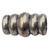 European Style Beads Zinc Alloy Jewelry Findings Lead-free, 12x21mm Hole:6mm, Sold by Bag