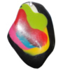 Resin Colorful Pendant, 57x41mm Thickness:11mm, Hole:2.5mm Sold by Bag