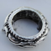 Bead Zinc Alloy Jewelry Findings Lead-free, Donut 11mm,7mm Sold by Bag